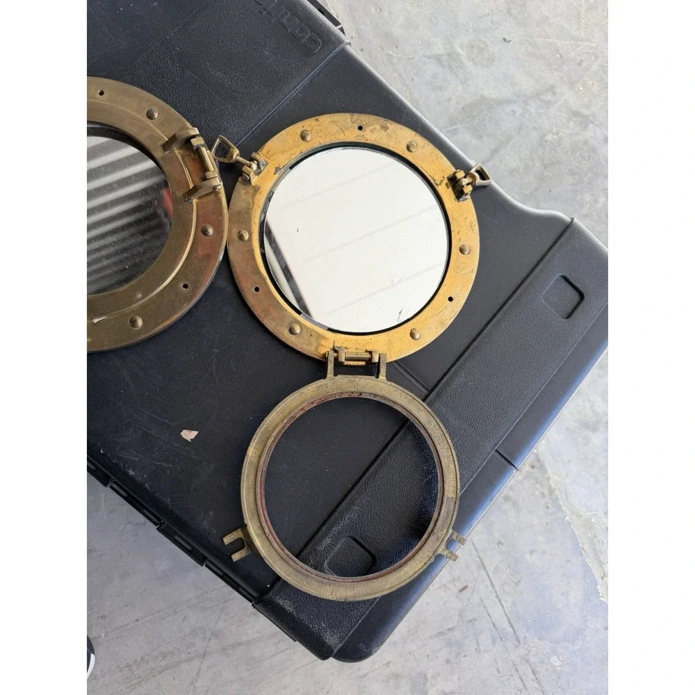 Vintage Porthole Wall Hanging Nautical 8